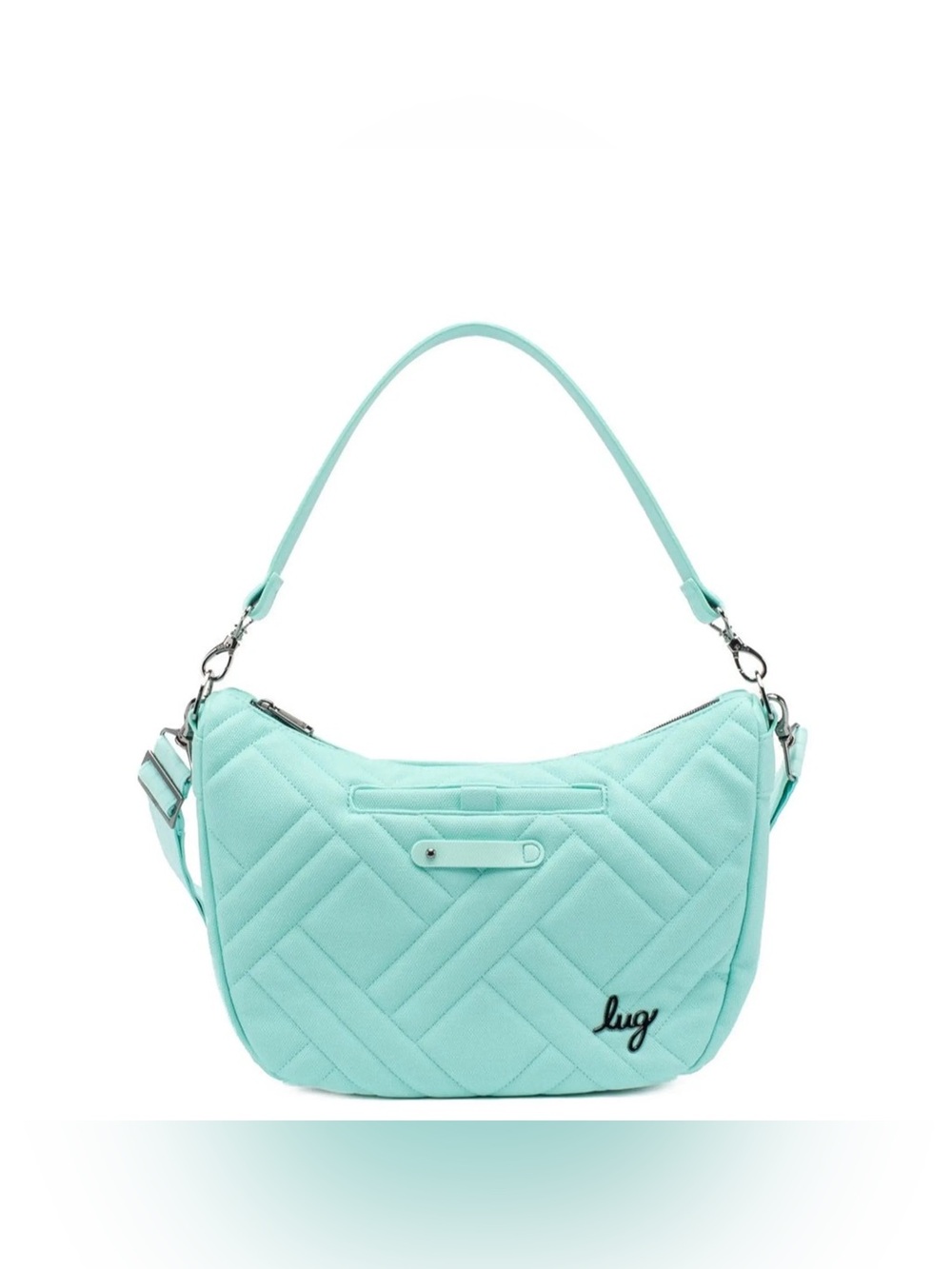 Lug Harmony Matte Luxe VL Crossbody Bag Purse Aquamarine Blue NEW NWT $115